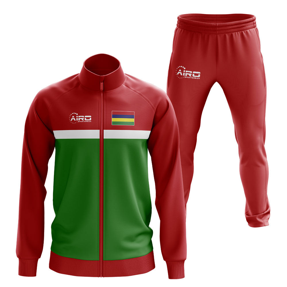 Mauritius Concept Football Tracksuit (Red)_0