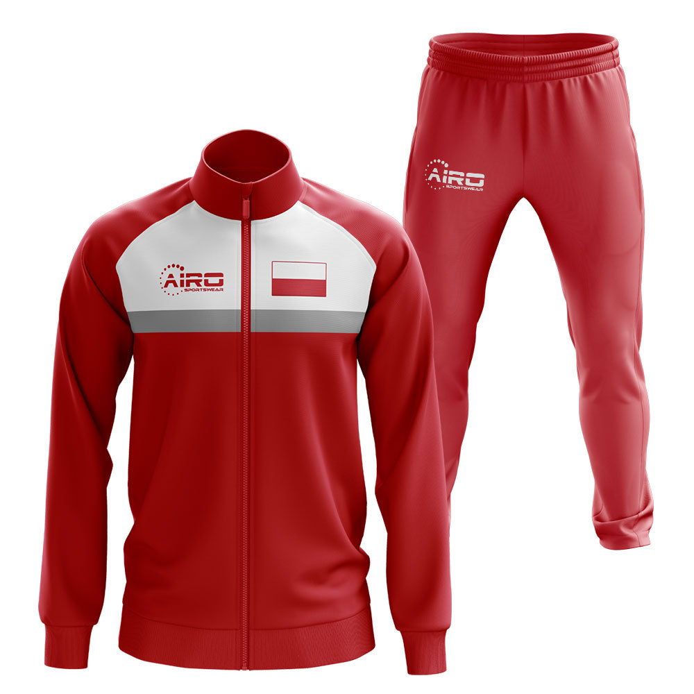 Poland Concept Football Tracksuit (Red)_0