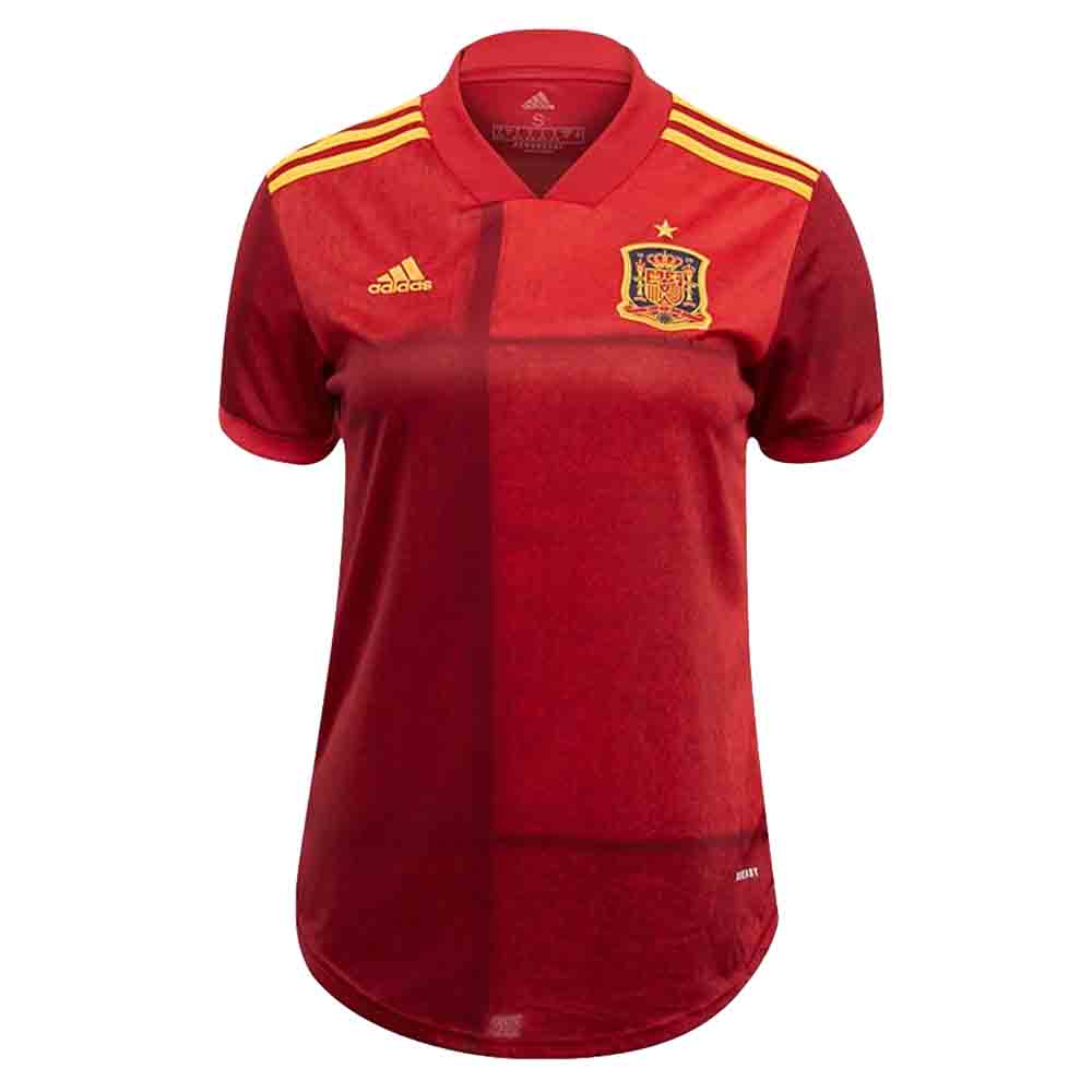 2020-2021 Spain Home Adidas Womens Shirt_0