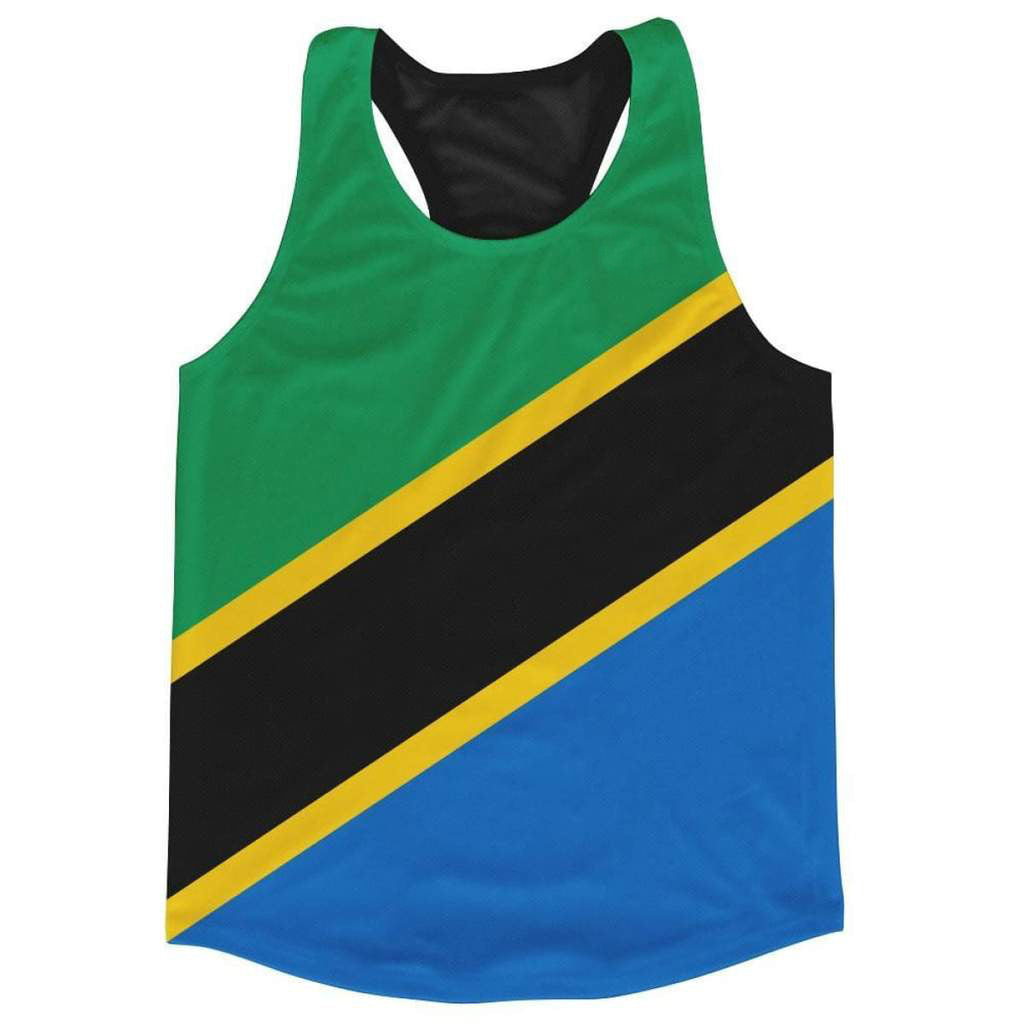 Tanzania Flag Running Vest_0