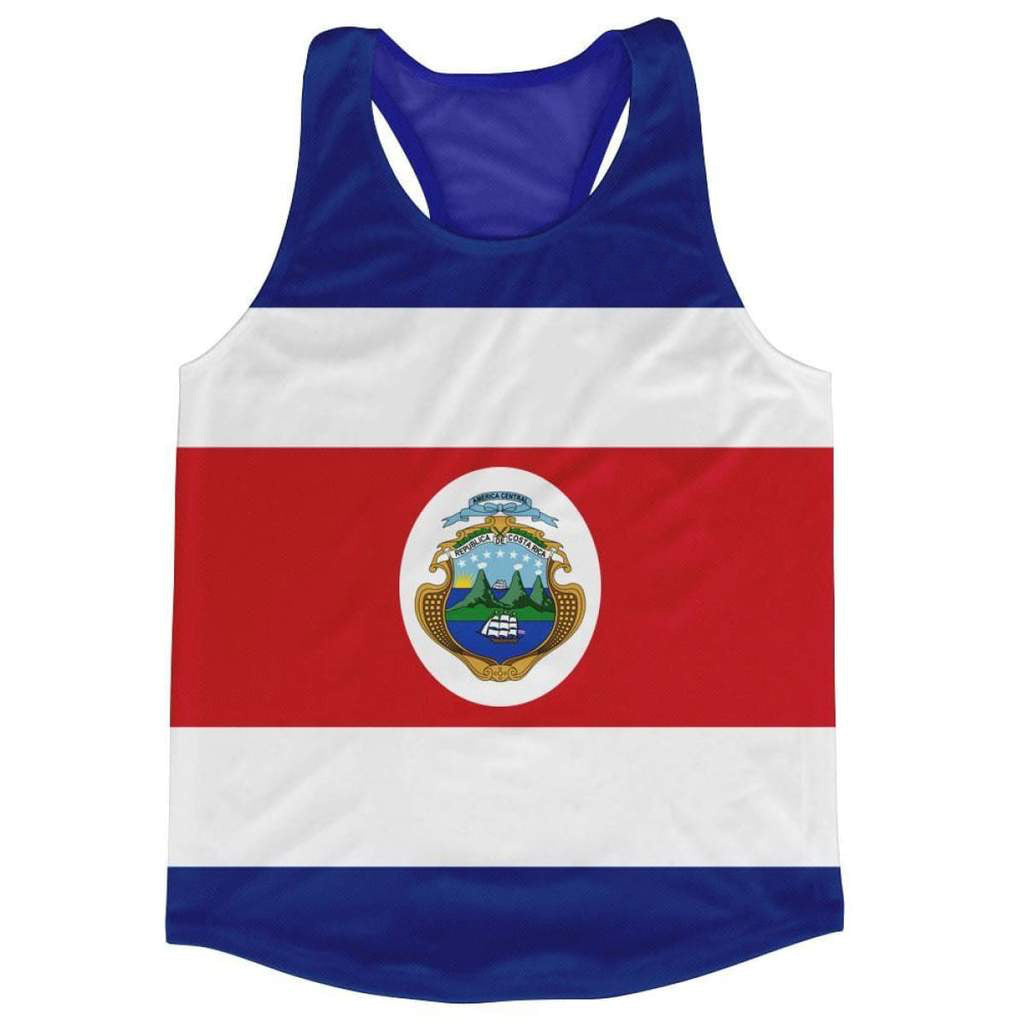 Costa Rica Flag Running Vest_0