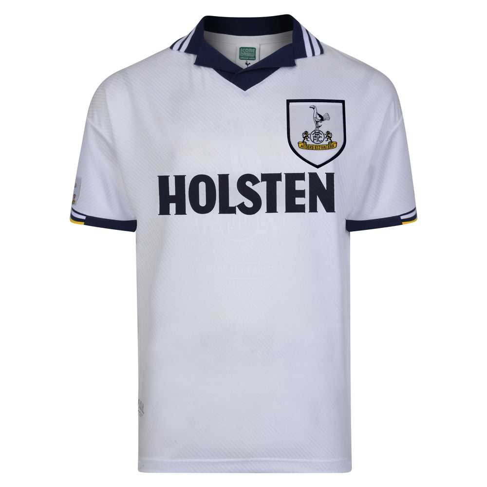 Score Draw Tottenham Hotspur 1994 Retro Football Shirt_0