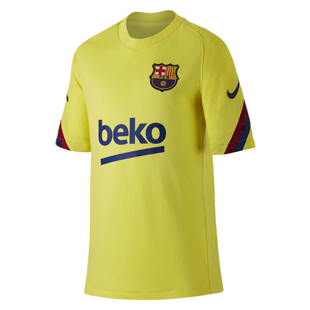 2019-2020 Barcelona Nike Training Shirt (Yellow) - Kids_0