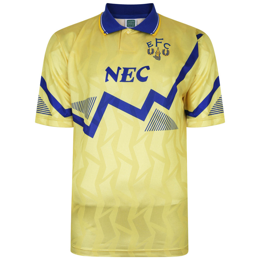 Everton 1990 Away Retro Football Shirt_0
