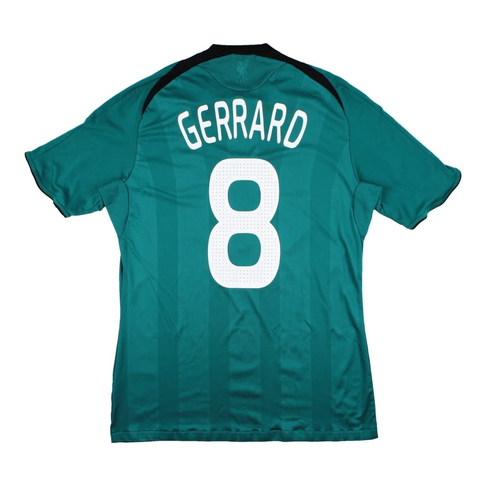 Liverpool 2008-09 Third Shirt (Gerrard #8) ((Excellent) M)_0