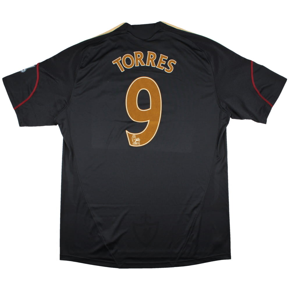 Liverpool 2009-10 Away Shirt (Torres #9) (XXL) (Excellent)_0