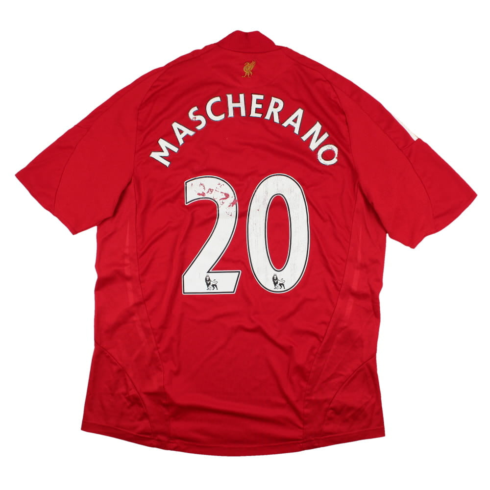 Liverpool 2008-10 Home Shirt (L) Mascherano #20 (Good)_0