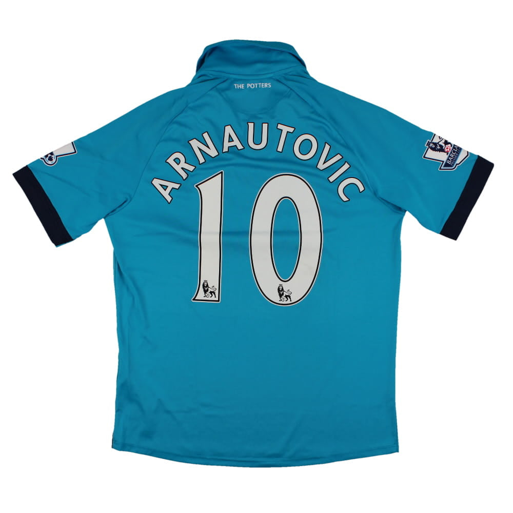 Stoke City 2014-15 Away Shirt (S) Arnautovic #10 (Very Good)_0