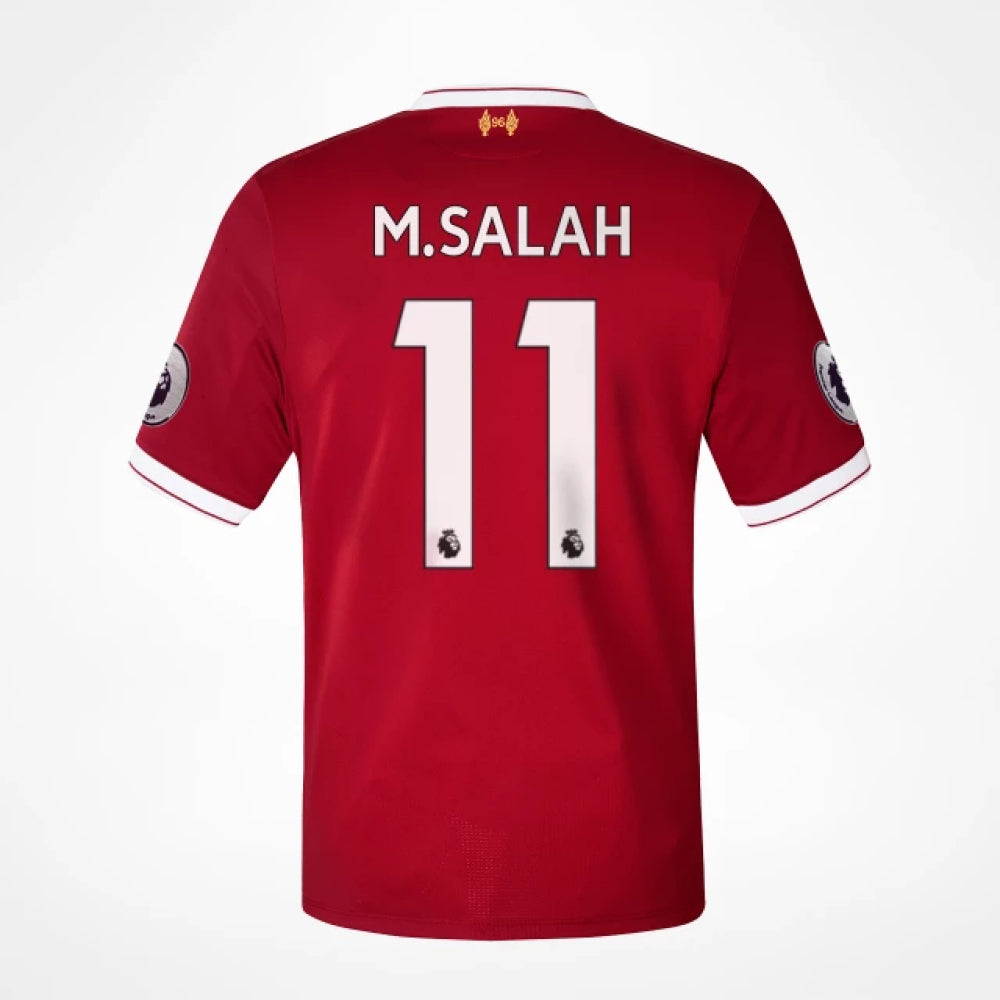 Liverpool 2017-18 Home Shirt (Salah #11) (XL Boys) (Excellent)_0