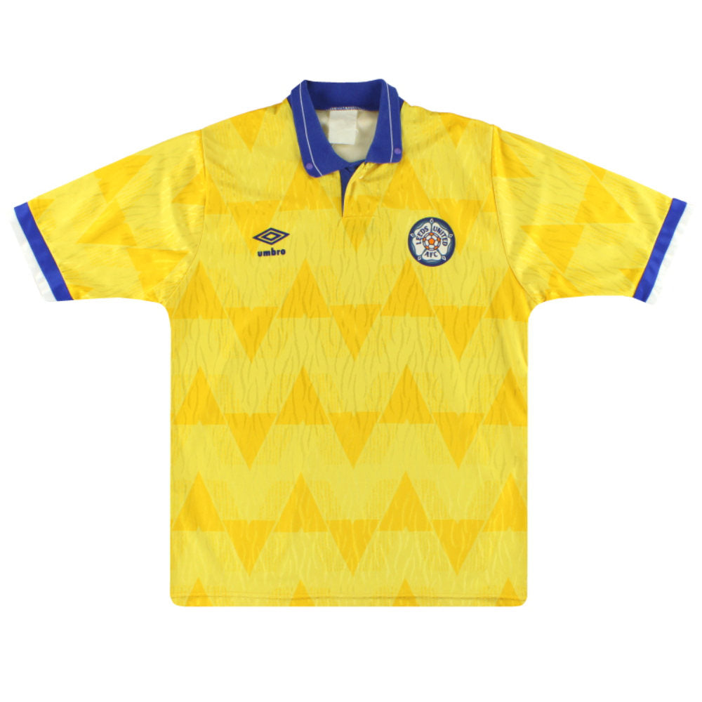 Leeds United 1989-90 Away Shirt ((Good) M)_0