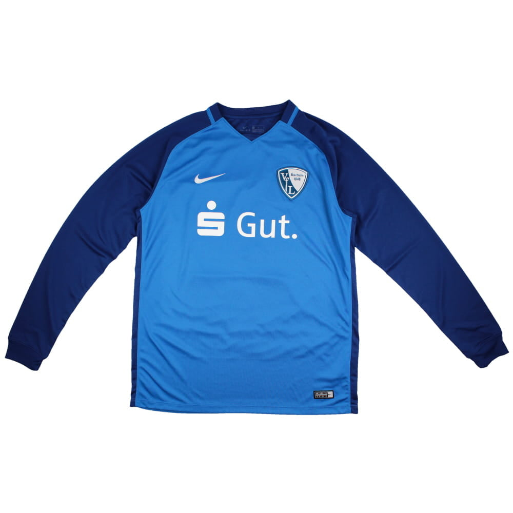 VFL Bochum 2017-18 Home Long Sleeve Shirt (L) (#21) (Mint)_0