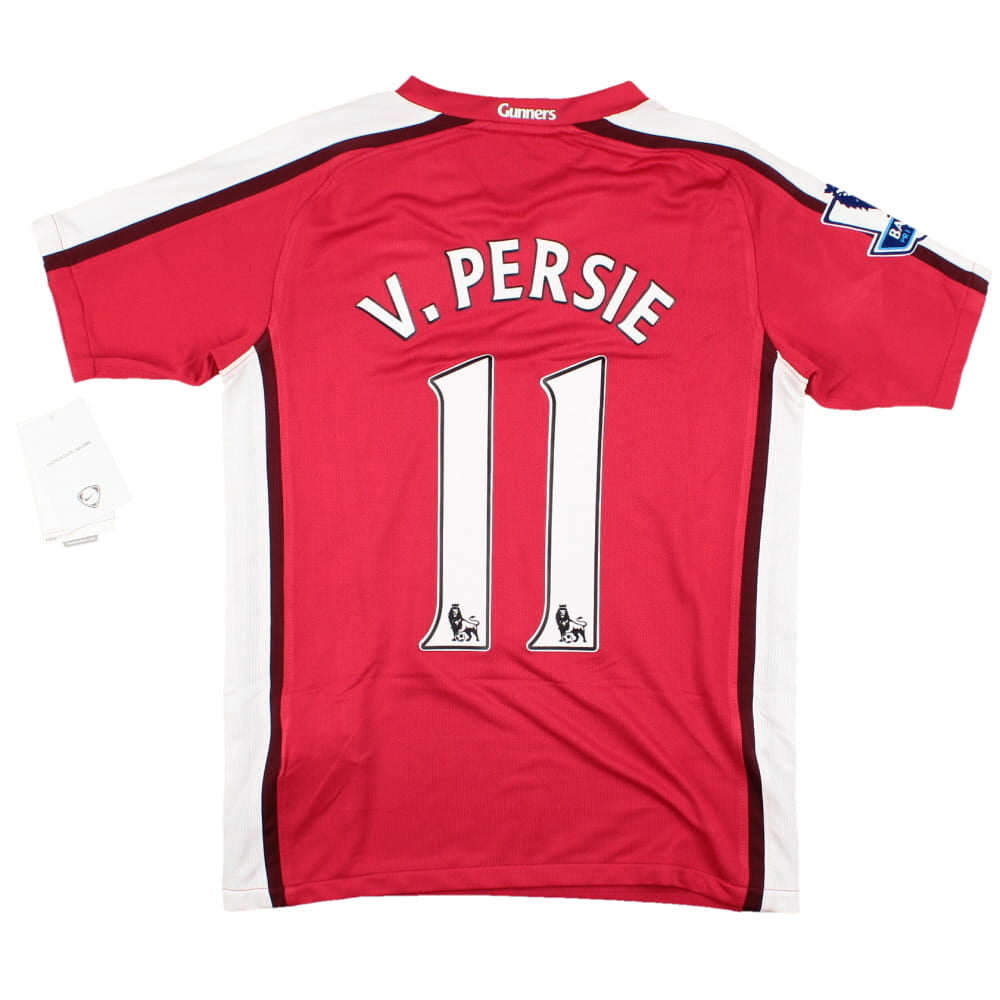 Arsenal 2008-10 Home Shirt (SB) v.Persie #11 (Mint)_0