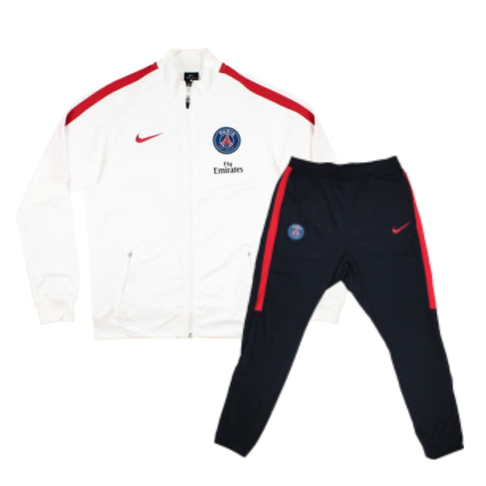 PSG 2015-16 Nike Tracksuit Top and Bottoms (L) (Very Good)_0