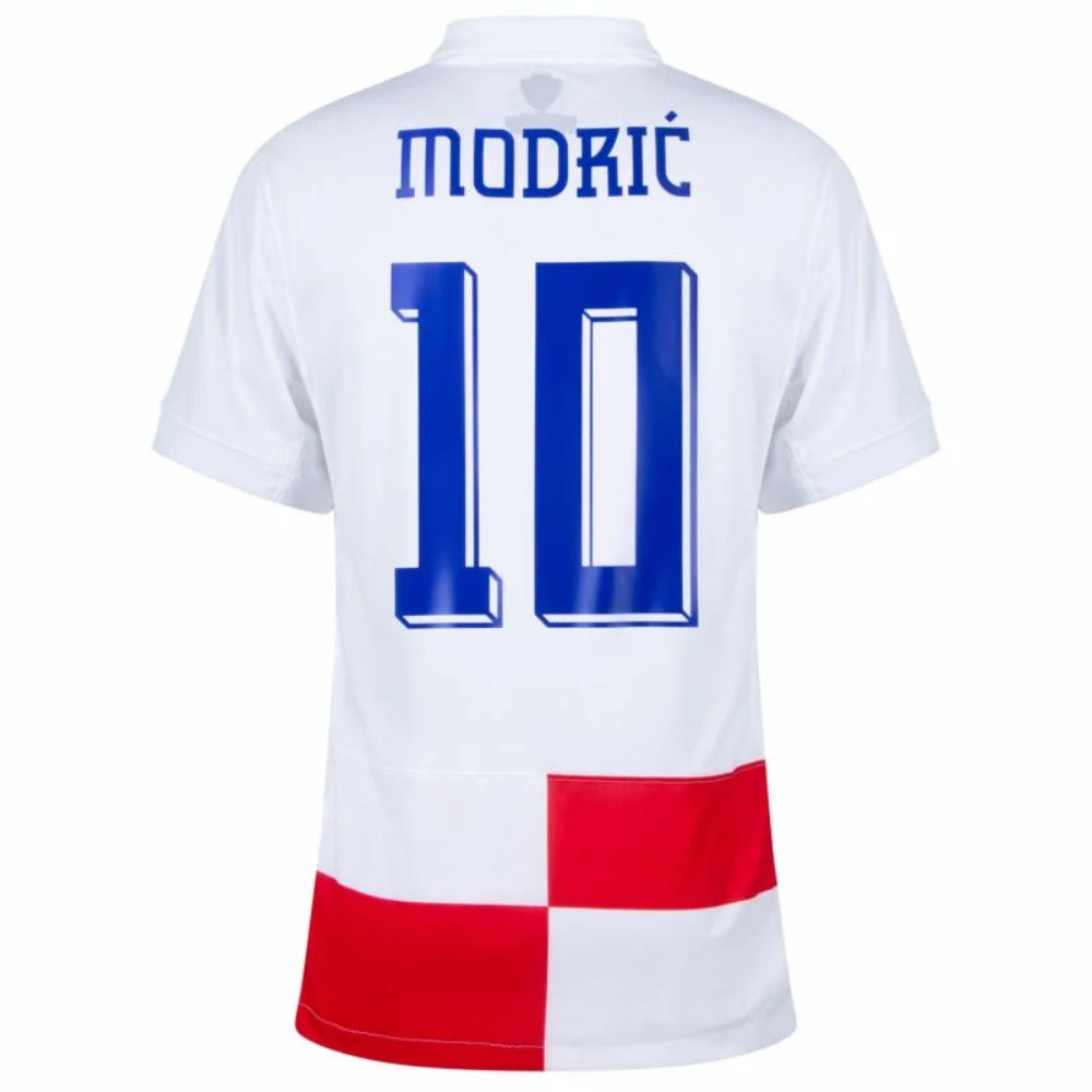 Croatia 2024-25 Home Shirt (XL) Modric #10 (Very Good)_0