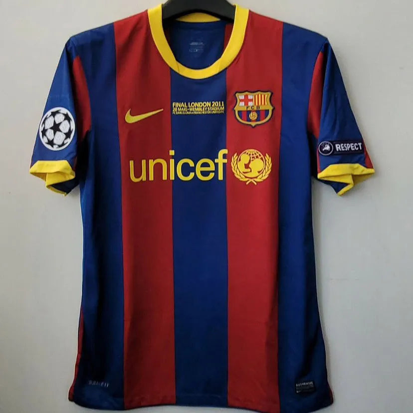 Retro Barcelona 2010/11 Home Jersey CL Final