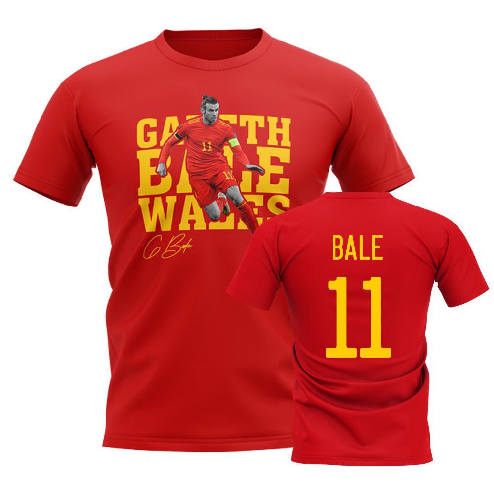 Gareth Bale Wales Player Tee (Red)_0