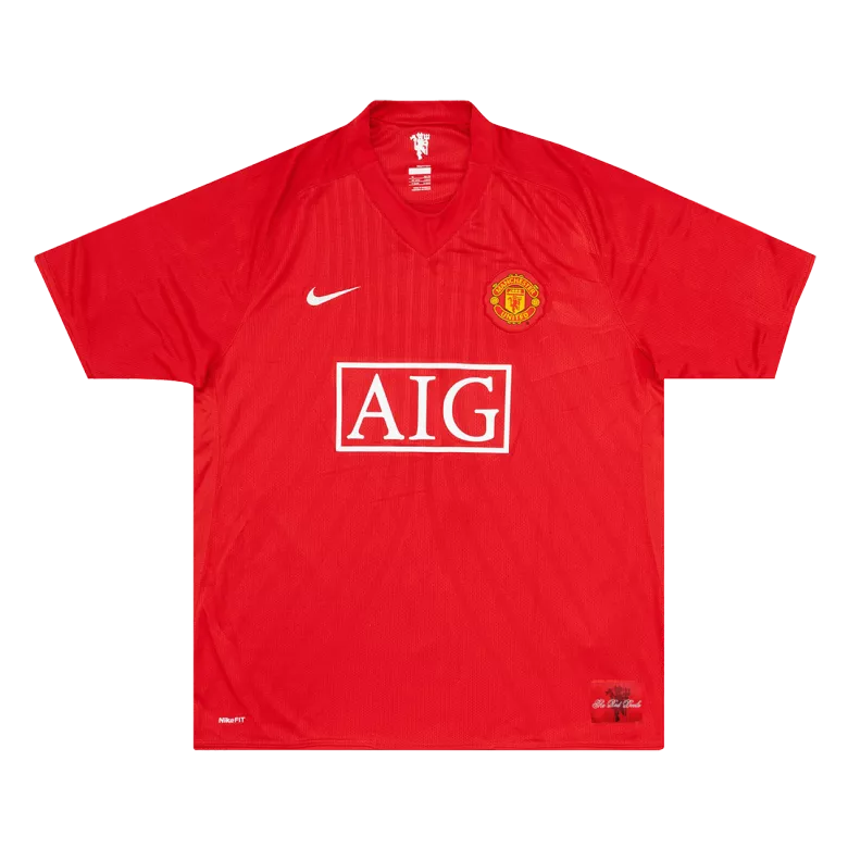 Retro Manchester United Home Jersey 2007/08-good