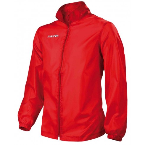 Macron Advance Full Zip Windbreaker (red)_0