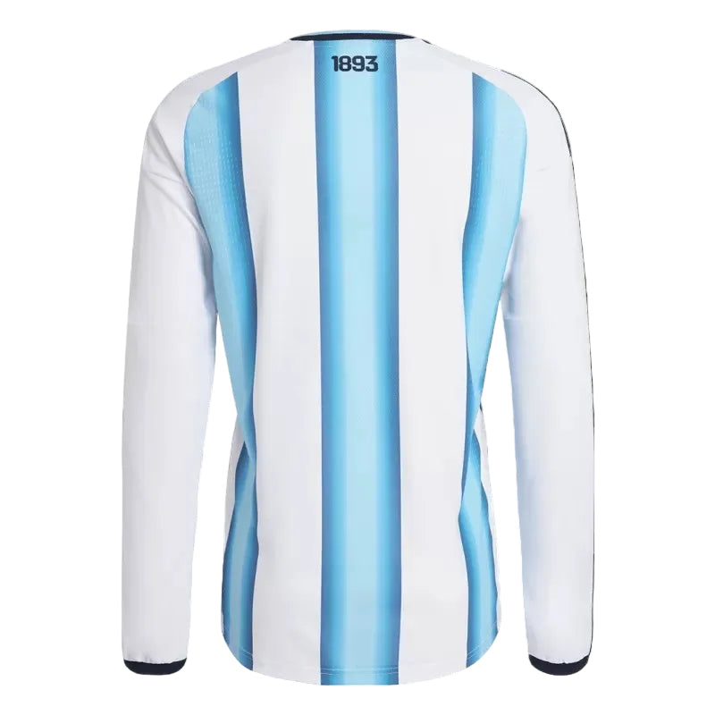 Maillot domicile manches longues Argentine 2026 avec écusson de champions du monde