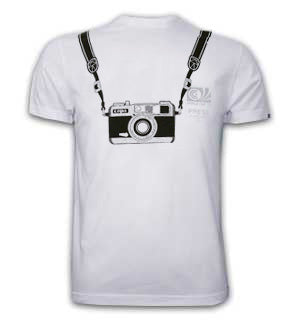 Mens WC Photographer Basic T and White 100% cotton_0