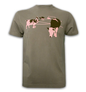 Mens FC Cow United Basic T and Armygreen 100% cotton_0