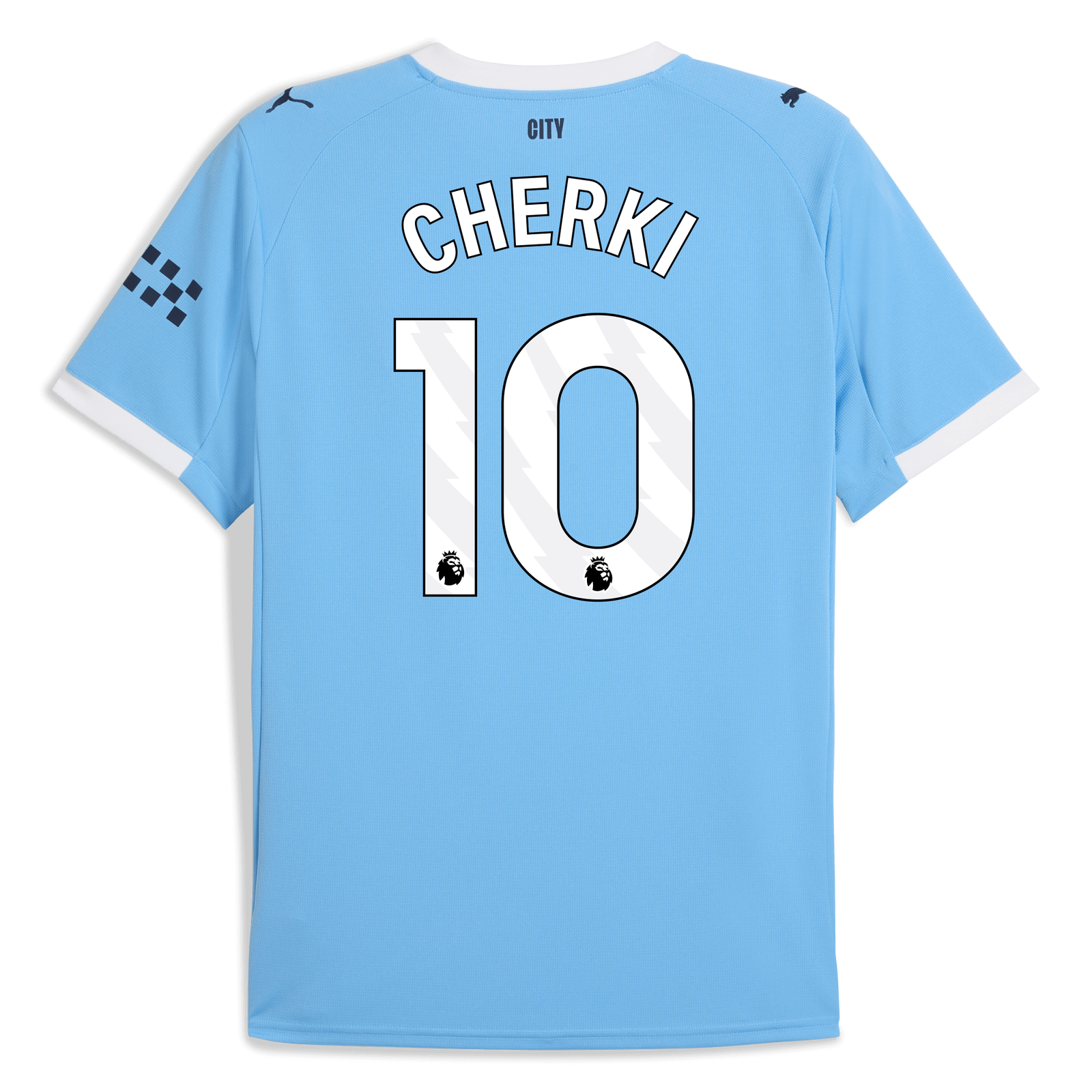 Man City 2025/26 Cherki 10 Home Player Jersey