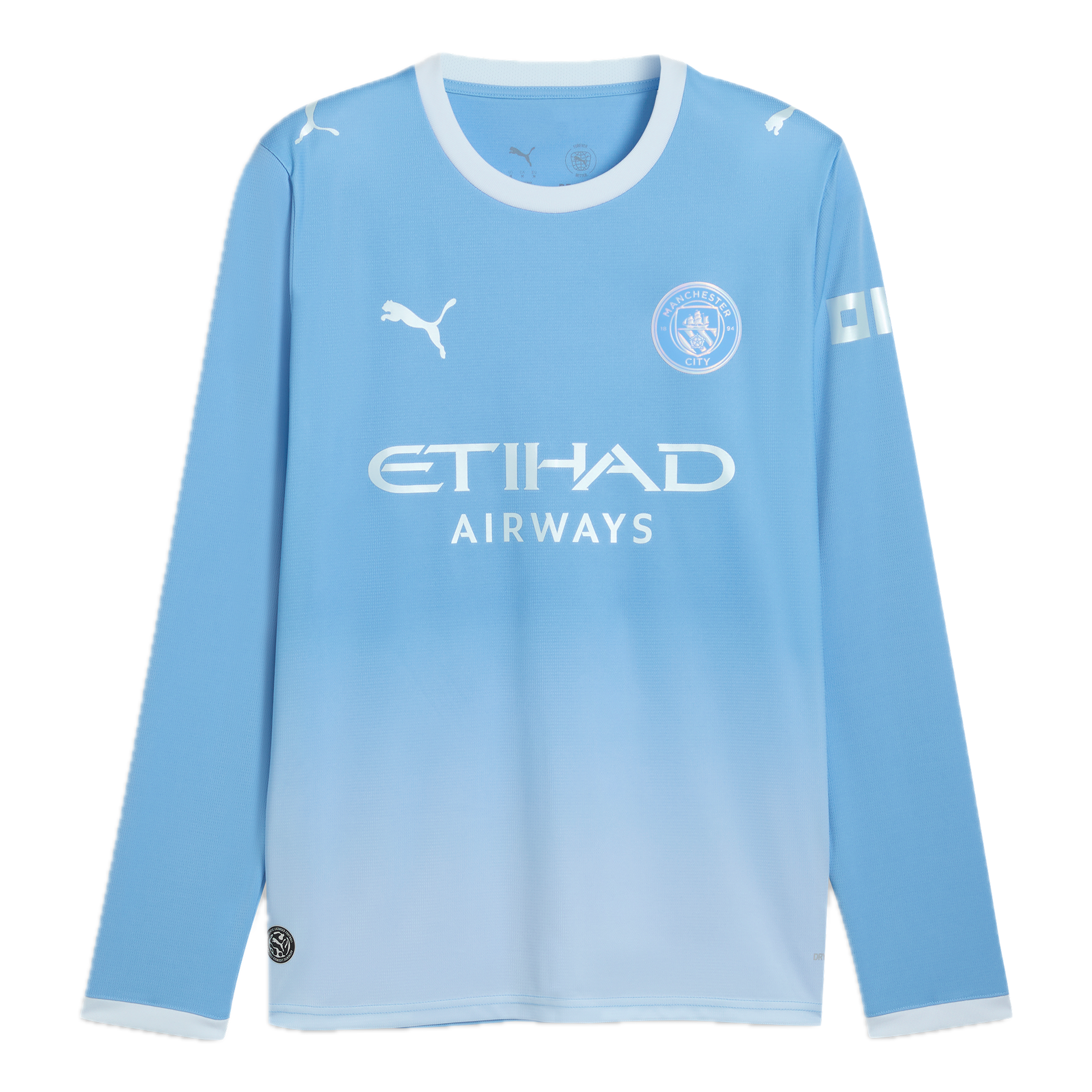 Maillot domicile Man City manches longues 2025/26