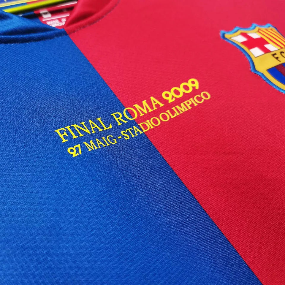 Retro Barcelona 2008/09 Home Jersey CL Final