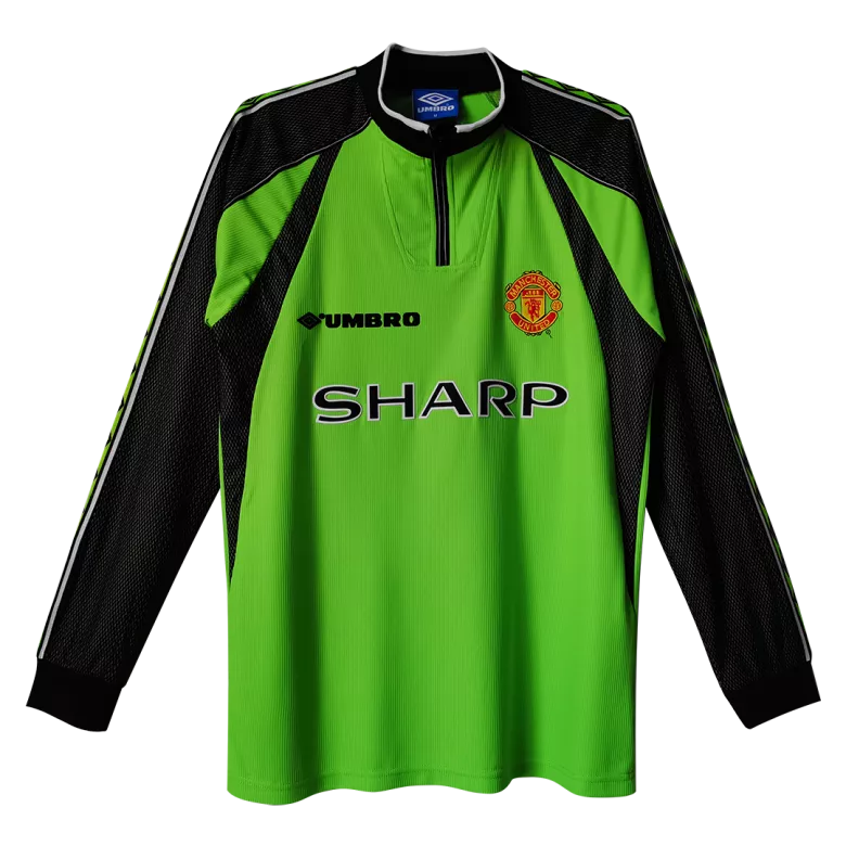 Retro Manchester United Goalkeeper Long Sleeve Jersey 1998/99-mint