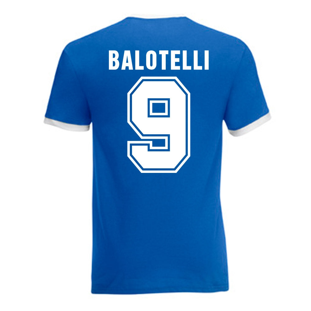 Mario Balotelli Italy Ringer Tee (blue)_0