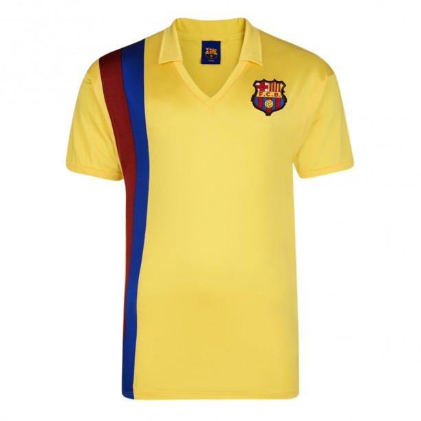 Score Draw Barcelona 1982 Away Shirt_0