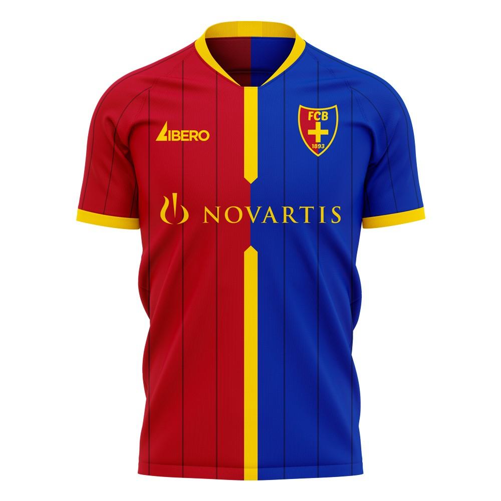 FC Basel 2023-2024 Home Concept Football Kit (Libero) - Adult Long Sleeve_0