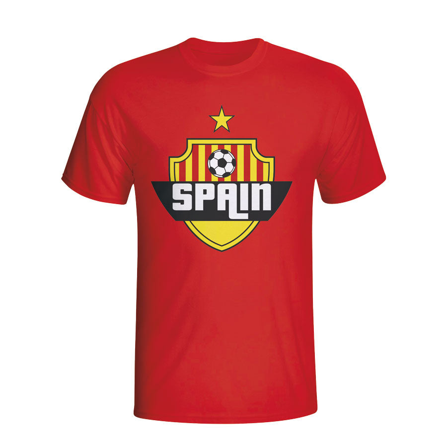 Spain Country Logo T-shirt (red)_0