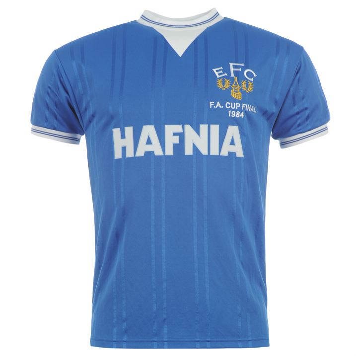 Score Draw Everton 1984 Home Shirt_0