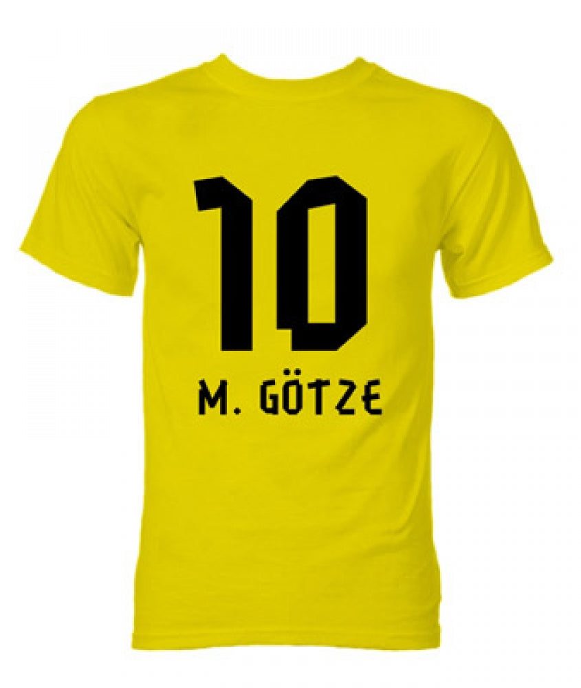 Mario Gotze Borussia Dortmund Hero T-Shirt (Yellow)_0