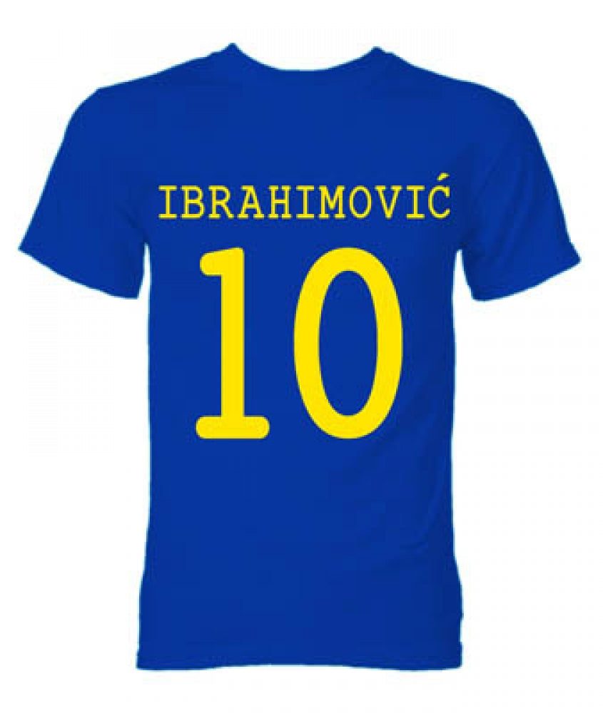 Zlatan Ibrahimovic Sweden Hero T-Shirt (Blue)_0