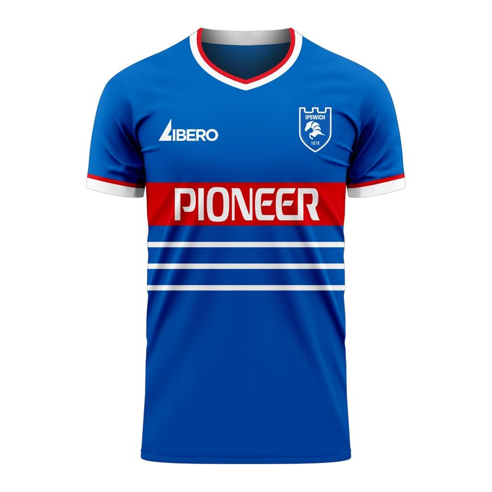 Ipswich 2023-2024 Home Concept Football Kit (Libero) - Adult Long Sleeve_0