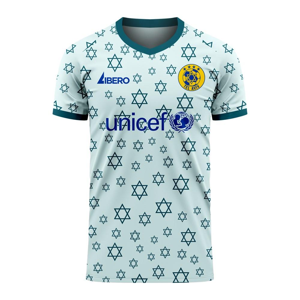 Maccabi Tel Aviv 2023-2024 Away Concept Football Kit (Libero) - Adult Long Sleeve_0