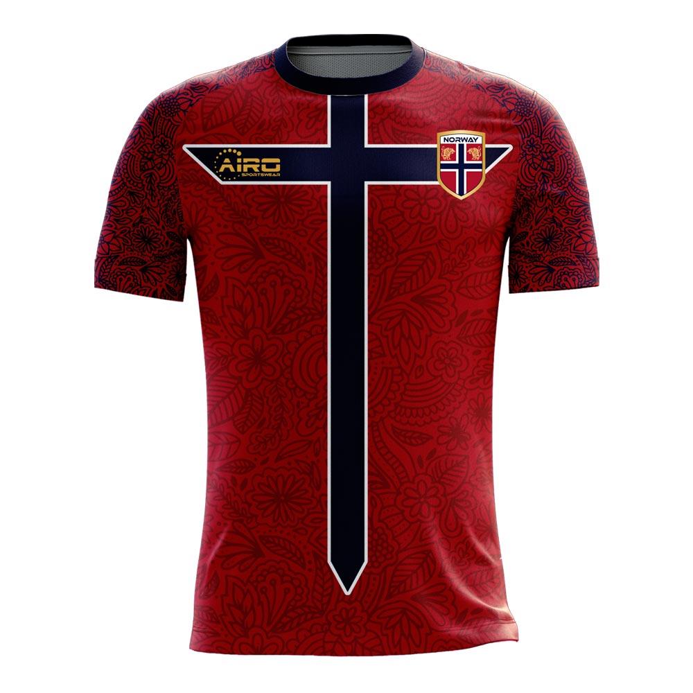 Norway 2023-2024 Home Concept Football Kit (Airo)_0
