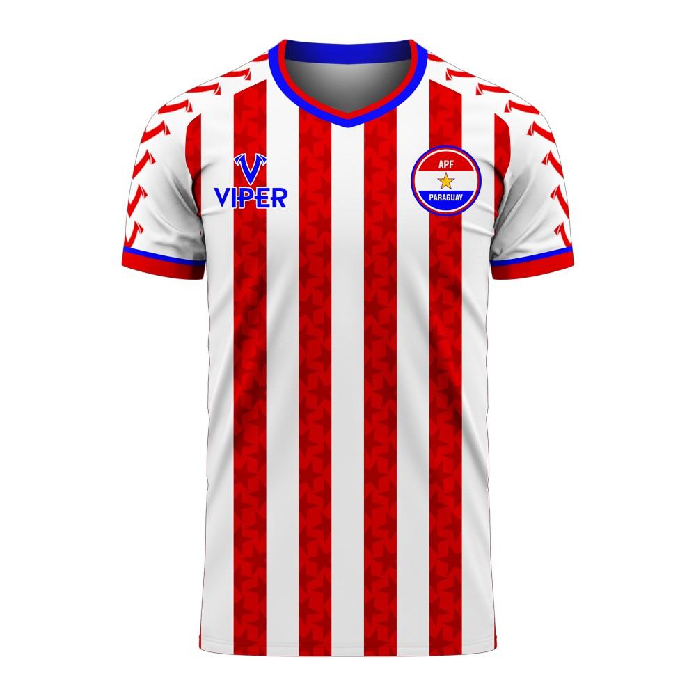 Paraguay 2023-2024 Home Concept Football Kit (Viper) - Womens_0