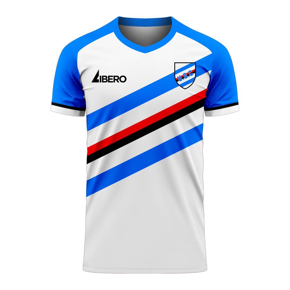 Sampdoria 2023-2024 Away Concept Football Kit (Libero)_0