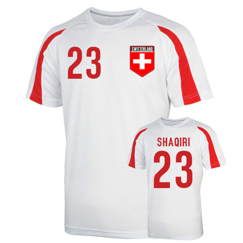 Switzerland Sports Training Jersey (shaqiri 23) - Kids_0