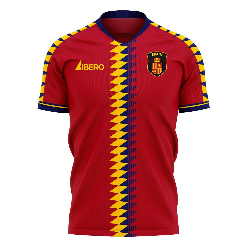 Spain 2023-2024 Home Concept Football Kit (Libero)_0