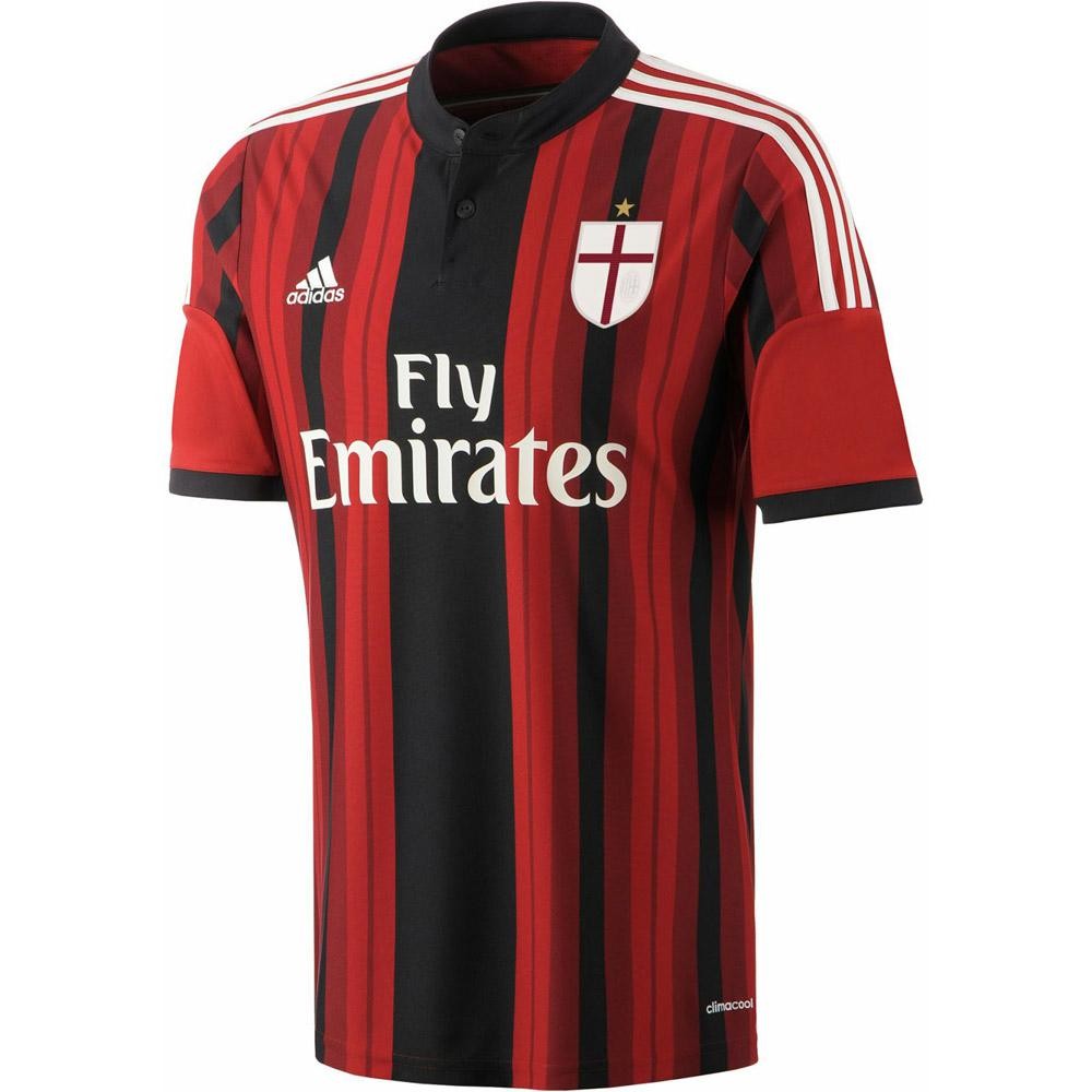 2014-15 AC Milan Adidas Home Football Shirt_0