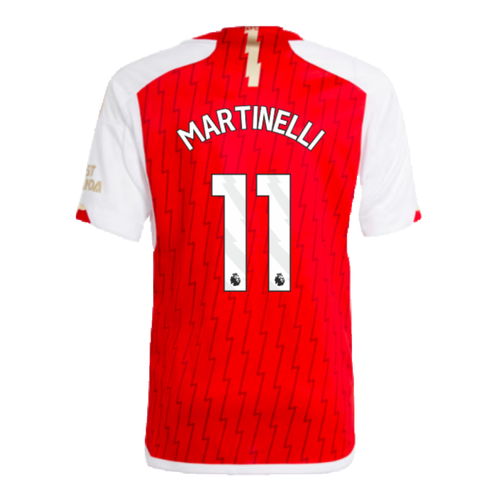 2023-2024 Arsenal Home Shirt (Kids) (Martinelli 11)_2