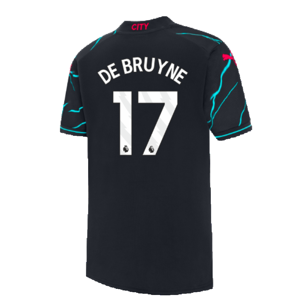 2023-2024 Man City Third Shirt (Kids) (DE BRUYNE 17)_2