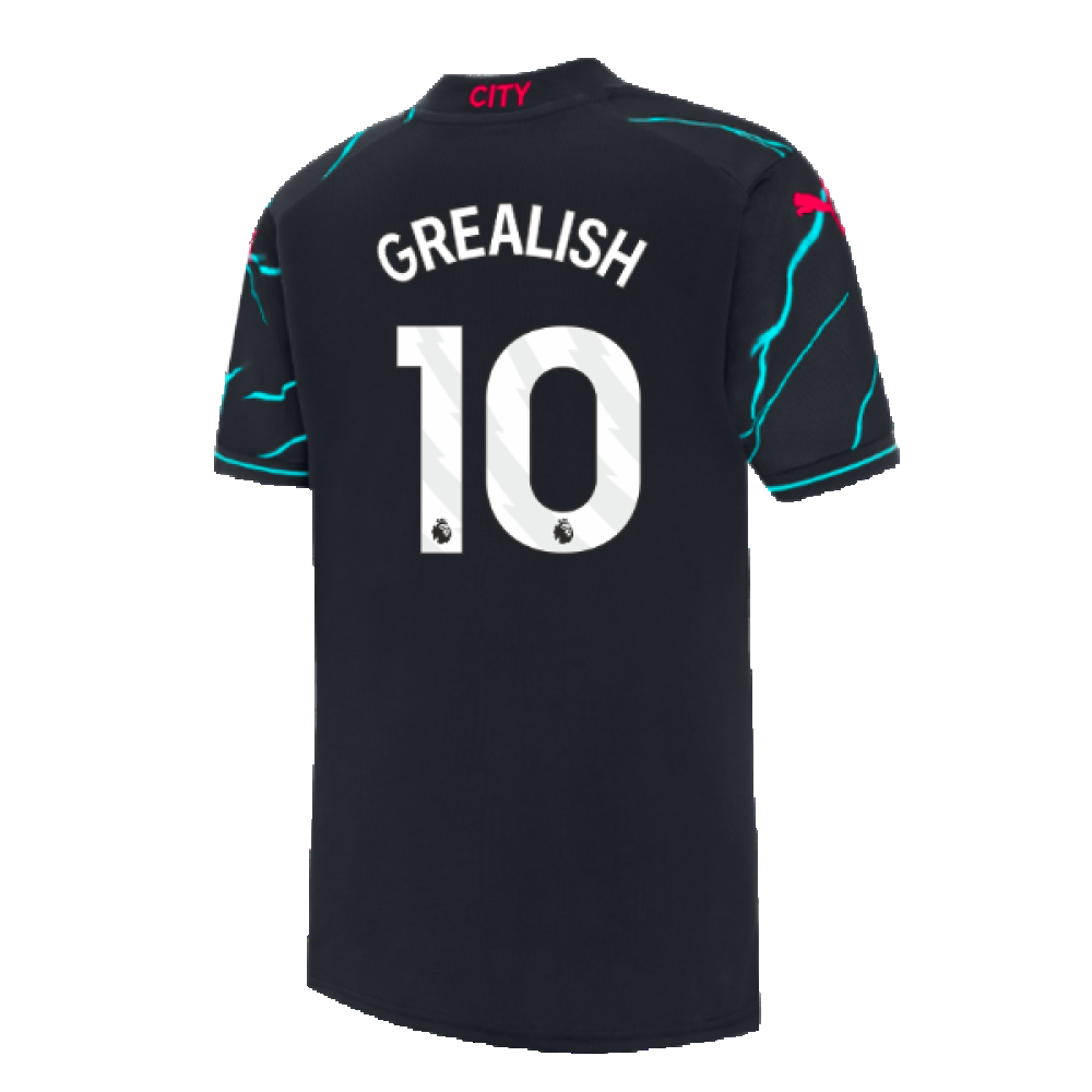 2023-2024 Man City Third Shirt (Kids) (GREALISH 10)_2