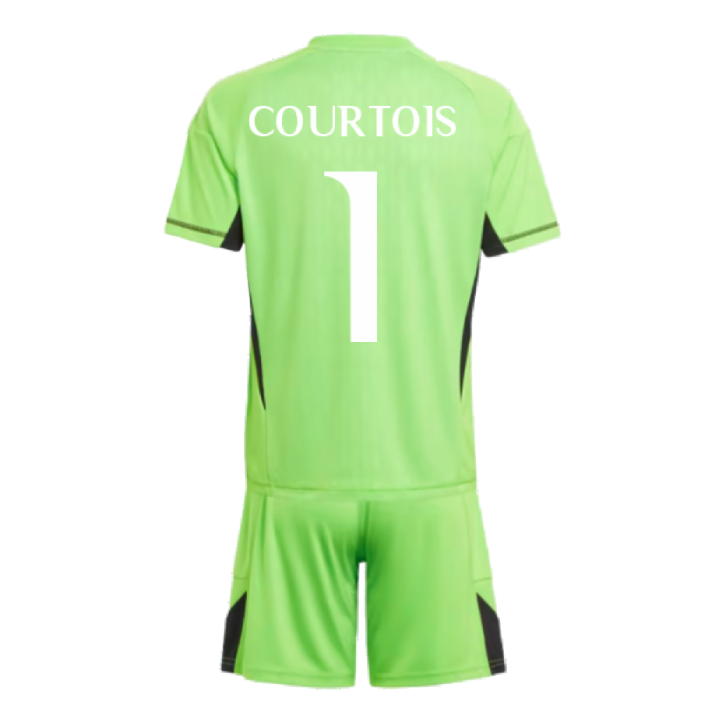 2023-2024 Real Madrid Home Goalkeeper Youth Kit (COURTOIS 1)_2