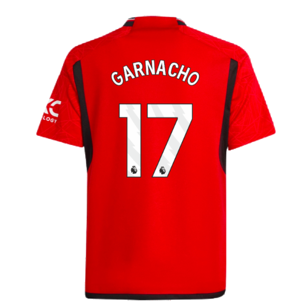 2023-2024 Man Utd Home Shirt (Kids) (Garnacho 17)_2