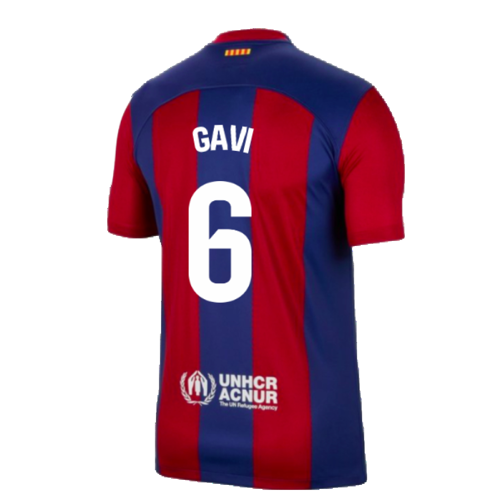 2023-2024 Barcelona Home Shirt (Gavi 6)_2